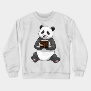 Panda Birthday Cake Crewneck Sweatshirt